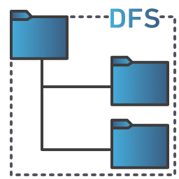 DFS-Namespace-Folder-Tree-Gradient@2x Microsoft DFS-N Integration