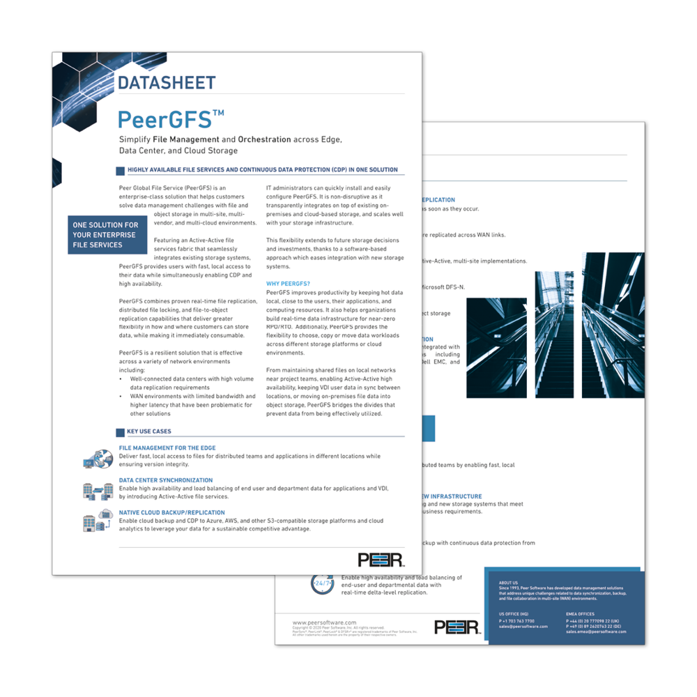Preview Portfolio Data Sheet PeerGFS