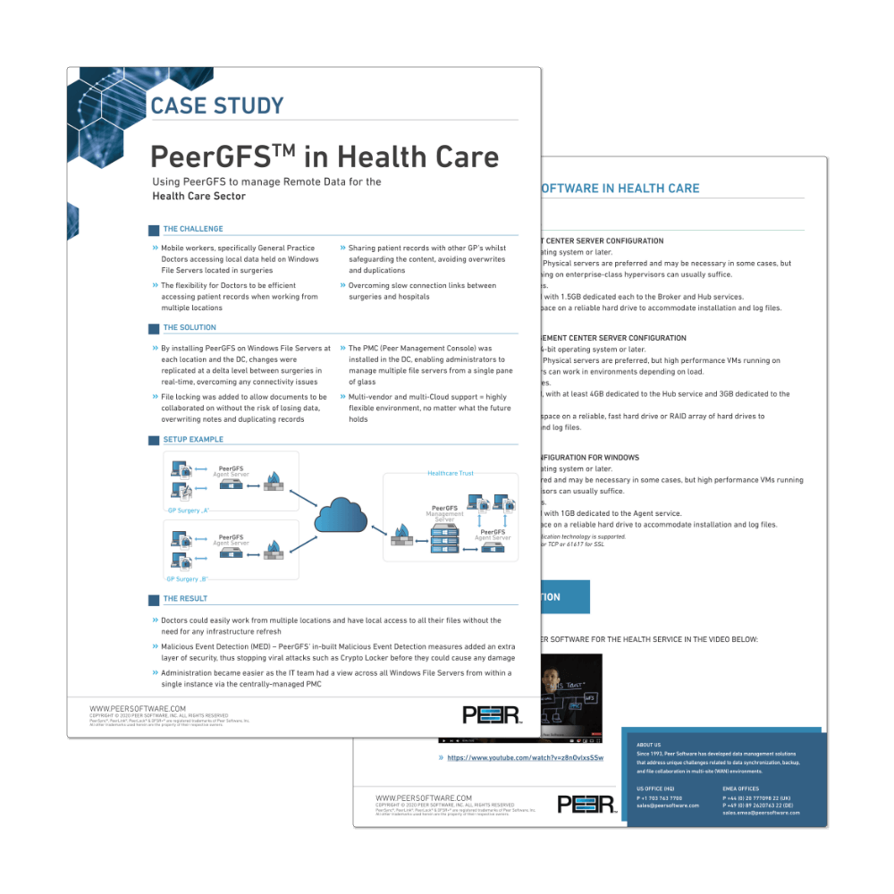 Preview - Case Study - Peer Software Health Care