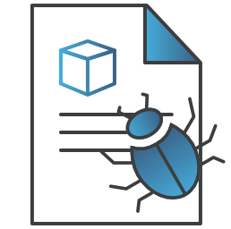 Document-Bug-Gradient@2x Document Bug Icon