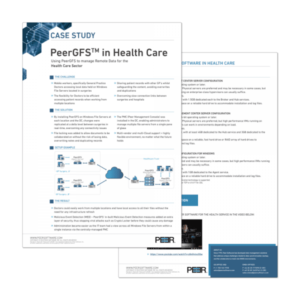 Data Sheet PeerSoftware Health Care
