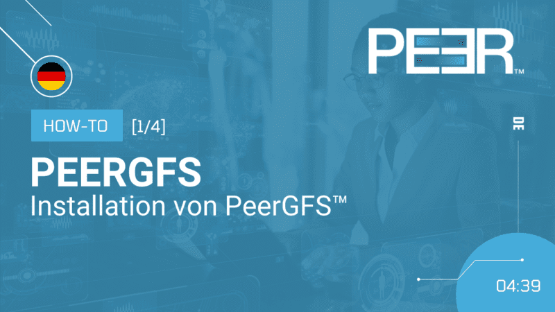 PeerGFS How-To Installation DE