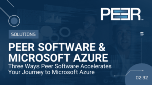 Preview Solutions Video Peer Software Microsoft Azure Three Ways